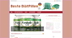 Desktop Screenshot of bestediaetpillen.com